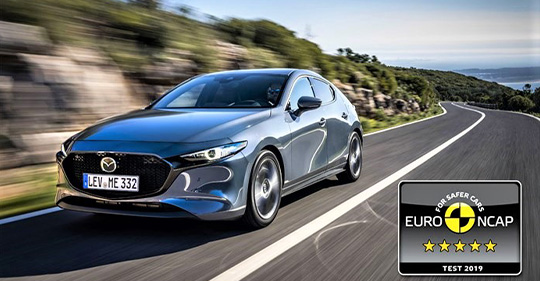 5 STELLE EURO NCAP PER LA NUOVA MAZDA